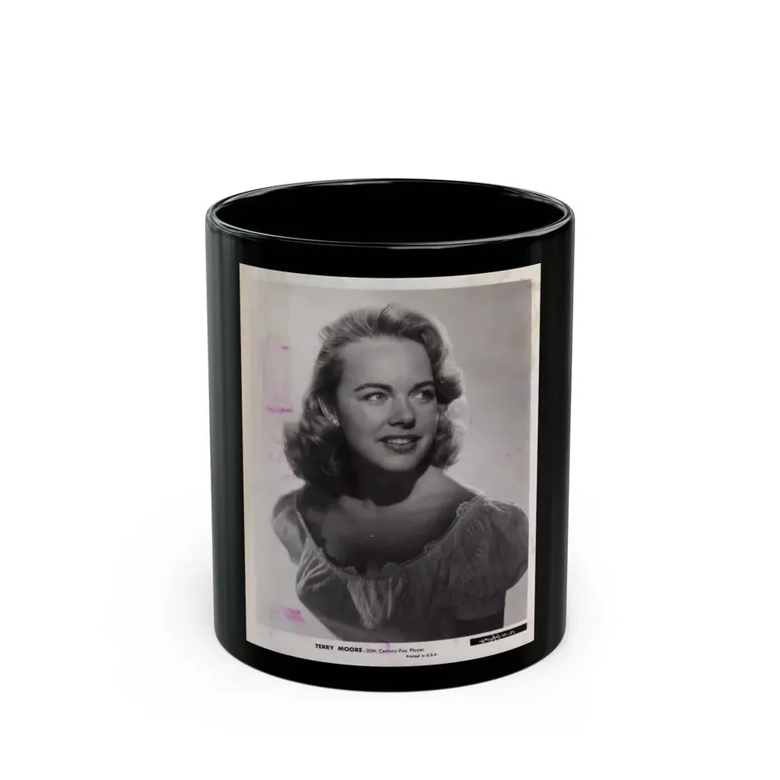 Terry Moore #692 (Vintage Female Icon) Black Coffee Mug 11oz - Go Mug Yourself
