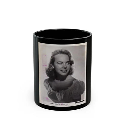 Terry Moore #692 (Vintage Female Icon) Black Coffee Mug 11oz - Go Mug Yourself