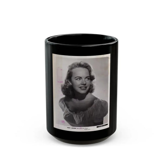 Terry Moore #692 (Vintage Female Icon) Black Coffee Mug 15oz - Go Mug Yourself