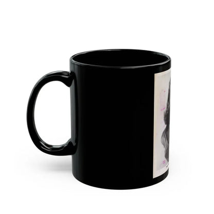 Terry Moore #692 (Vintage Female Icon) Black Coffee Mug - Go Mug Yourself