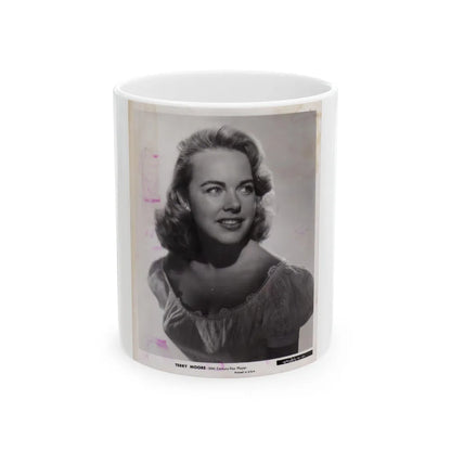 Terry Moore #692 (Vintage Female Icon) White Coffee Mug-11oz-Go Mug Yourself