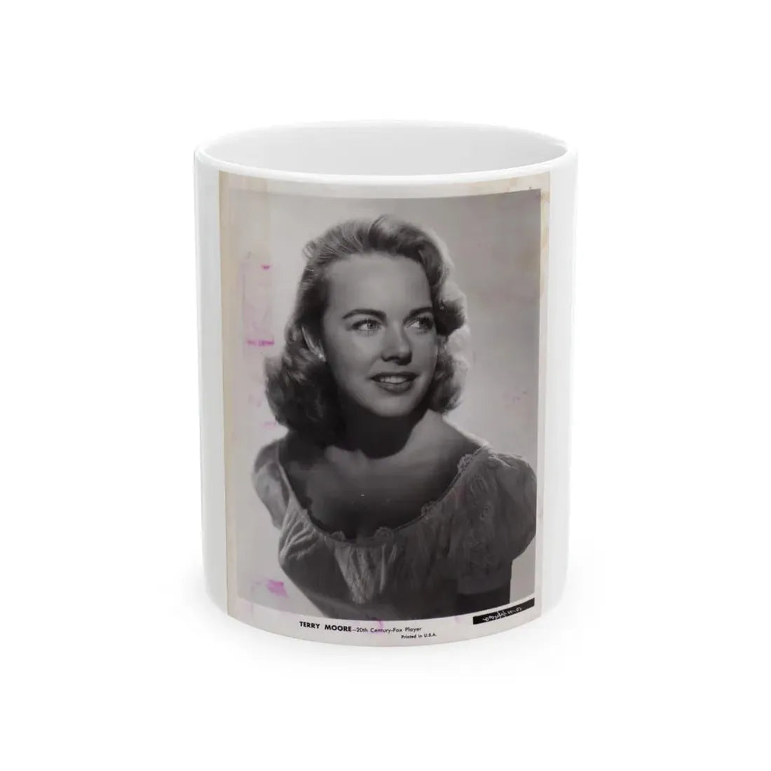 Terry Moore #692 (Vintage Female Icon) White Coffee Mug 11oz - Go Mug Yourself