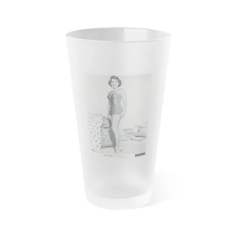Terry Moore #693 (Vintage Female Icon) Frosted Pint Glass 16oz-16oz-Frosted-Go Mug Yourself