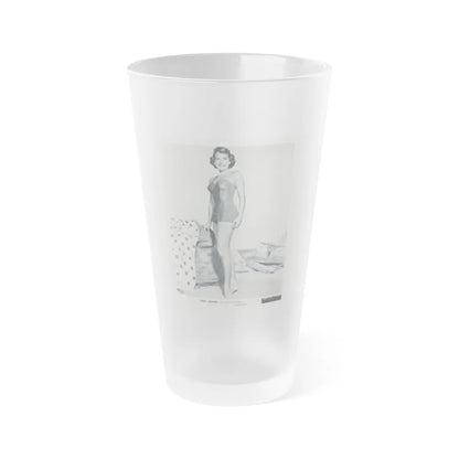Terry Moore #693 (Vintage Female Icon) Frosted Pint Glass 16oz-16oz-Frosted-Go Mug Yourself