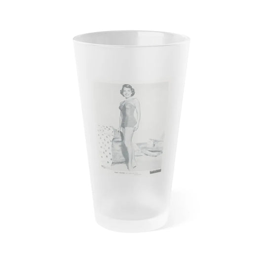 Terry Moore #693 (Vintage Female Icon) Frosted Pint Glass 16oz-16oz-Frosted-Go Mug Yourself