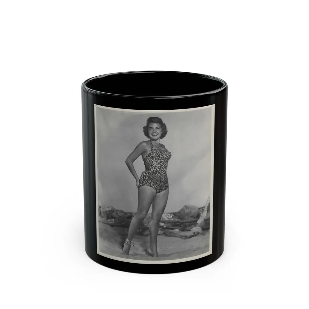 Terry Moore #694 (Vintage Female Icon) Black Coffee Mug-11oz-Go Mug Yourself
