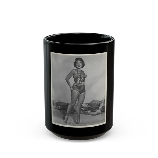 Terry Moore #694 (Vintage Female Icon) Black Coffee Mug-15oz-Go Mug Yourself