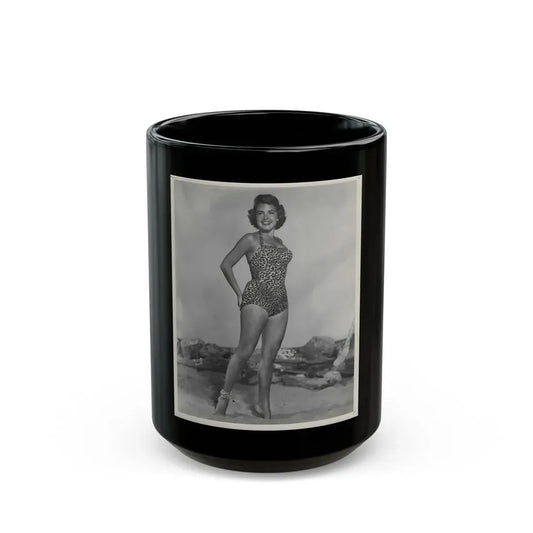 Terry Moore #694 (Vintage Female Icon) Black Coffee Mug 15oz - Go Mug Yourself