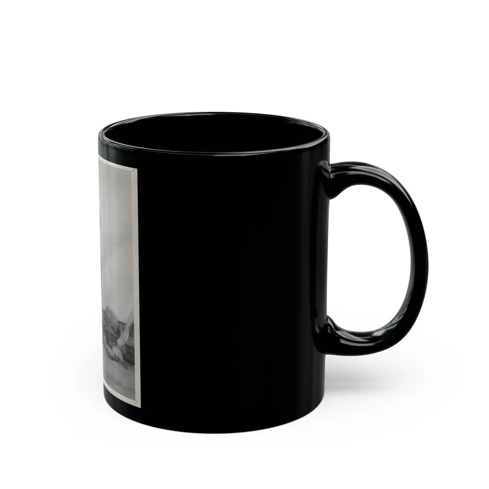 Terry Moore #694 (Vintage Female Icon) Black Coffee Mug-Go Mug Yourself