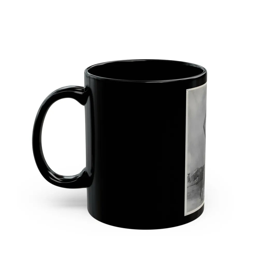 Terry Moore #694 (Vintage Female Icon) Black Coffee Mug-Go Mug Yourself