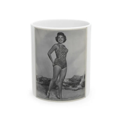 Terry Moore #694 (Vintage Female Icon) White Coffee Mug-11oz-Go Mug Yourself