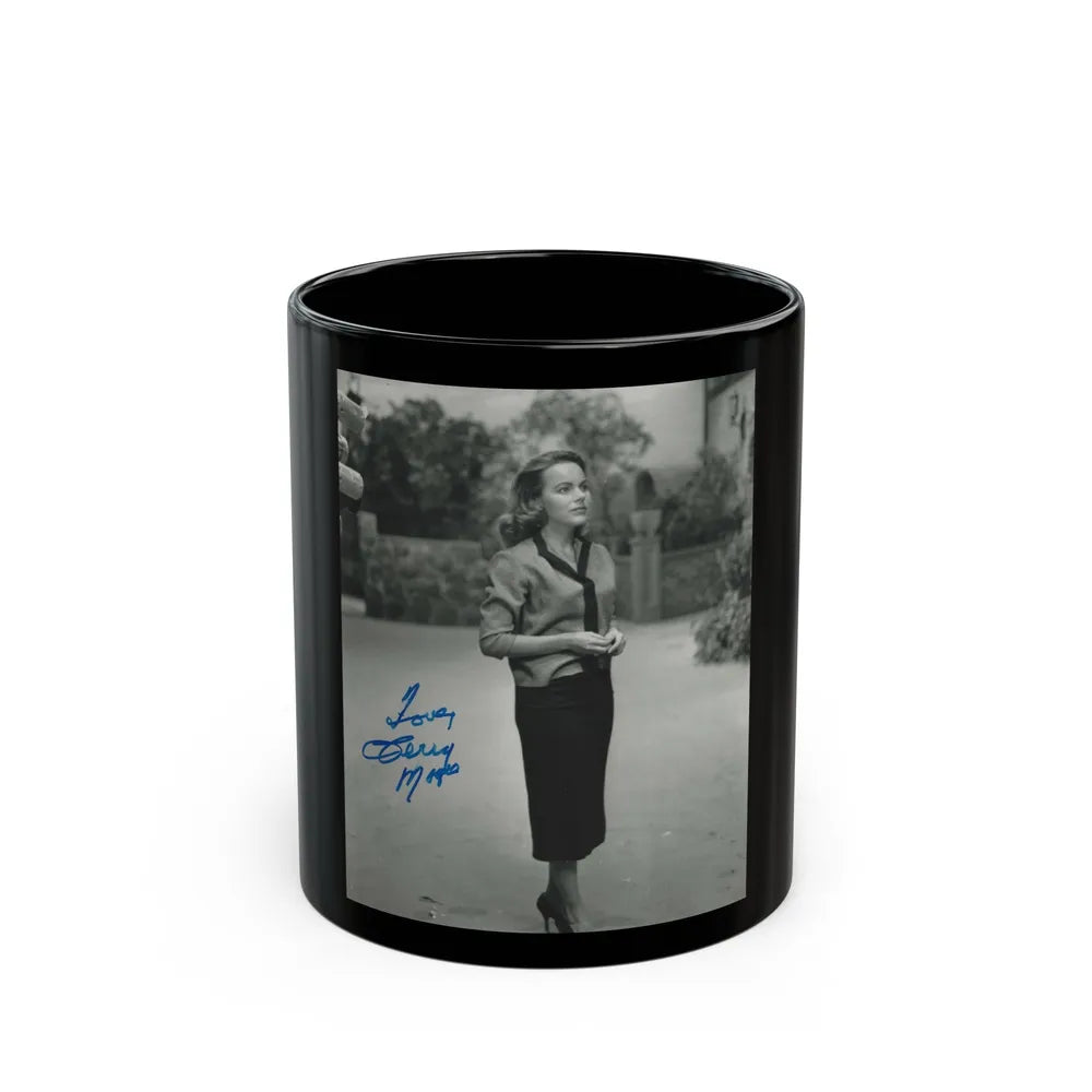 Terry Moore #695 (Vintage Female Icon) Black Coffee Mug-11oz-Go Mug Yourself
