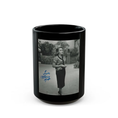 Terry Moore #695 (Vintage Female Icon) Black Coffee Mug-15oz-Go Mug Yourself