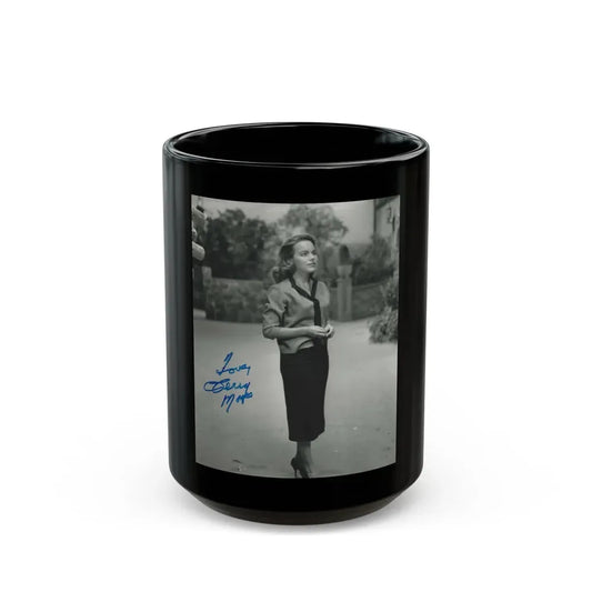 Terry Moore #695 (Vintage Female Icon) Black Coffee Mug 15oz - Go Mug Yourself