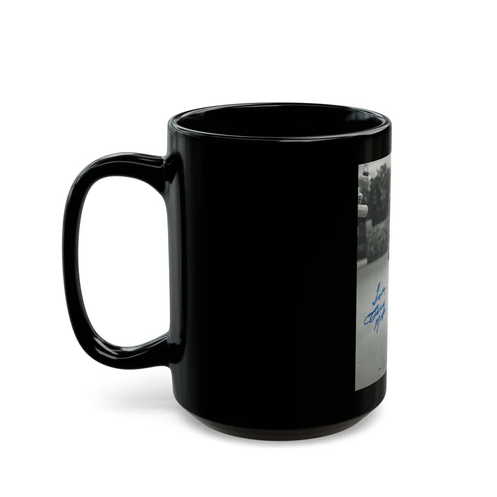 Terry Moore #695 (Vintage Female Icon) Black Coffee Mug-Go Mug Yourself