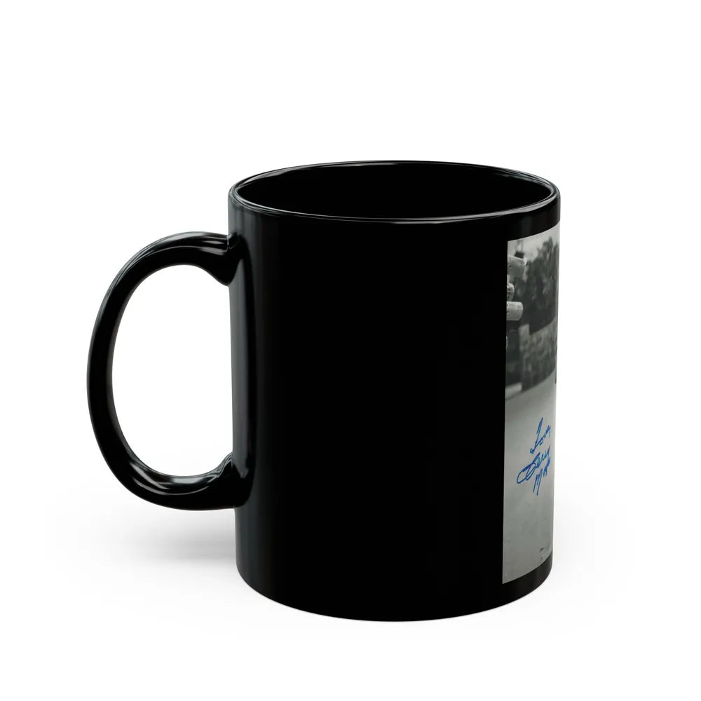Terry Moore #695 (Vintage Female Icon) Black Coffee Mug-Go Mug Yourself