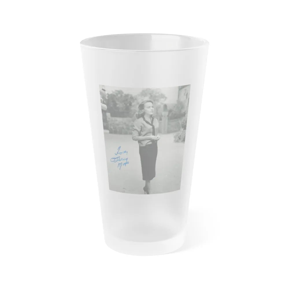 Terry Moore #695 (Vintage Female Icon) Frosted Pint Glass 16oz-16oz-Frosted-Go Mug Yourself