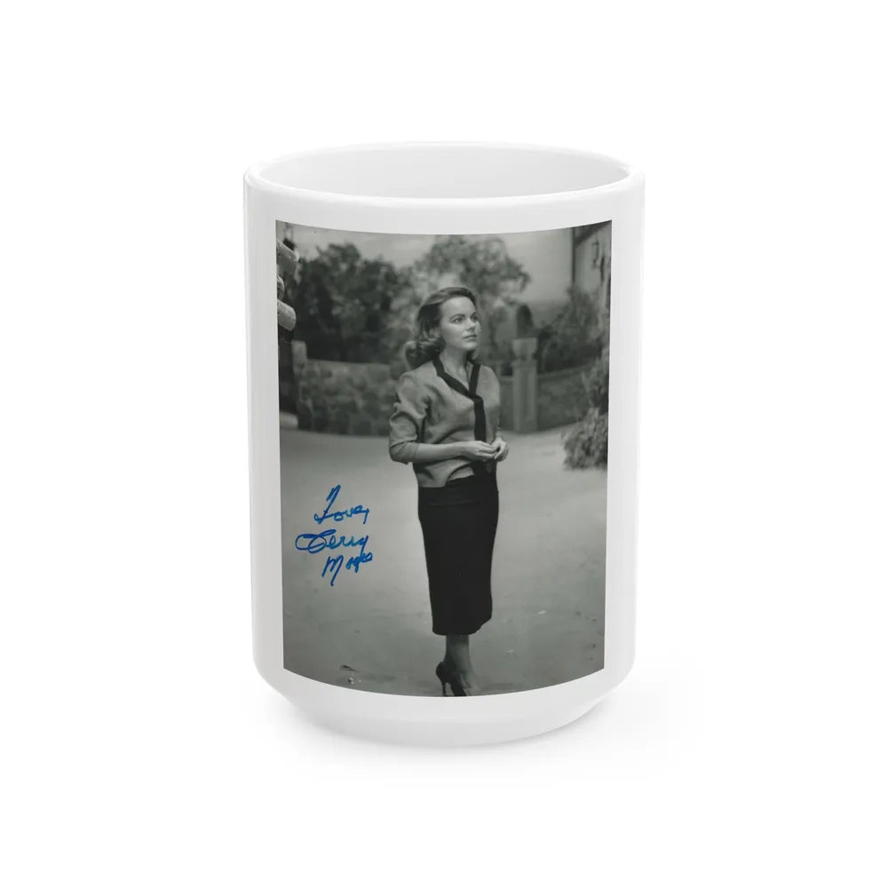Terry Moore #695 (Vintage Female Icon) White Coffee Mug-15oz-Go Mug Yourself