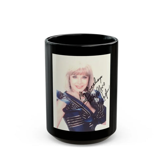 Terry Moore #697 (Vintage Female Icon) Black Coffee Mug-15oz-Go Mug Yourself