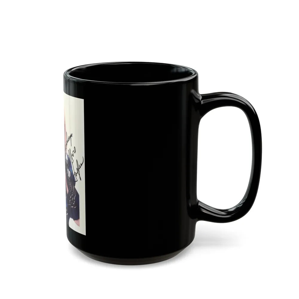 Terry Moore #697 (Vintage Female Icon) Black Coffee Mug-Go Mug Yourself