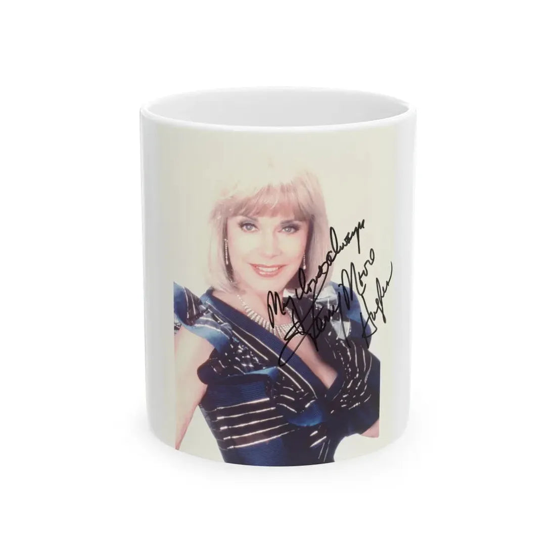 Terry Moore #697 (Vintage Female Icon) White Coffee Mug 11oz - Go Mug Yourself