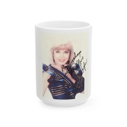 Terry Moore #697 (Vintage Female Icon) White Coffee Mug 15oz - Go Mug Yourself