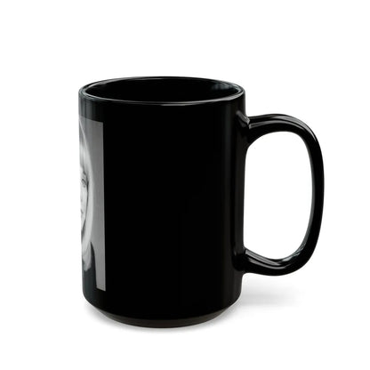 Terry Moore #698 (Vintage Female Icon) Black Coffee Mug-Go Mug Yourself