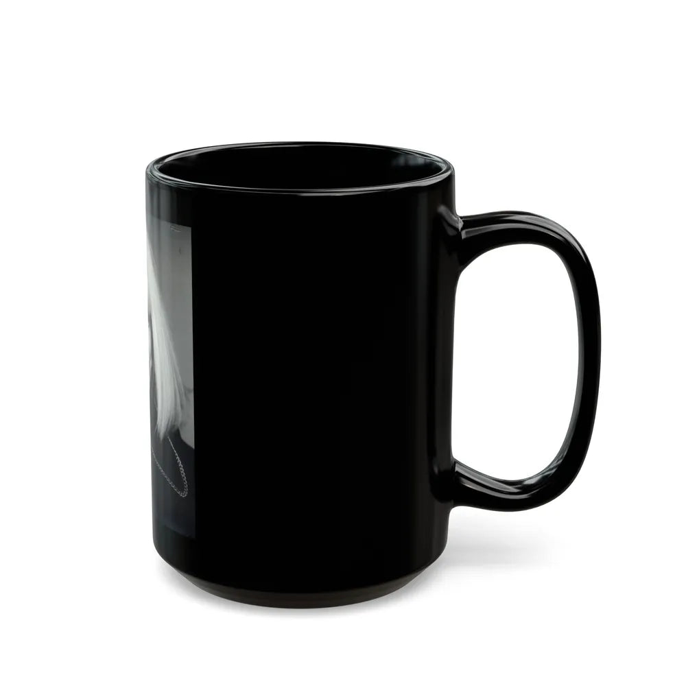 Terry Moore #700 (Vintage Female Icon) Black Coffee Mug-Go Mug Yourself