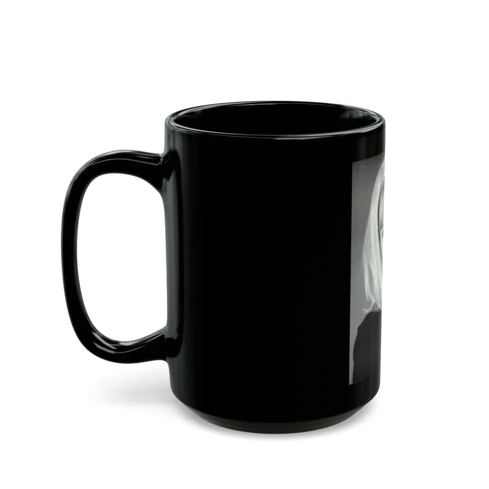Terry Moore #700 (Vintage Female Icon) Black Coffee Mug-Go Mug Yourself