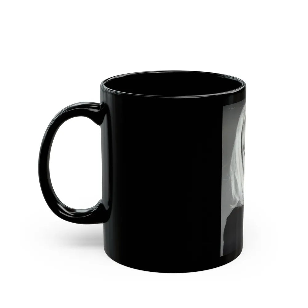 Terry Moore #700 (Vintage Female Icon) Black Coffee Mug-Go Mug Yourself