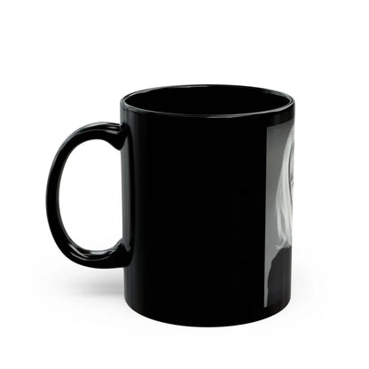 Terry Moore #700 (Vintage Female Icon) Black Coffee Mug-Go Mug Yourself