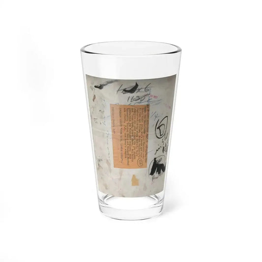 Terry Moore #702 - 1-Piece B&W Full Body Barefoot Swimsuit Cheesecake Vintage Photo from 12-28-531 (Vintage Female Icon) Pint Glass 16oz 16oz - Go Mug Yourself