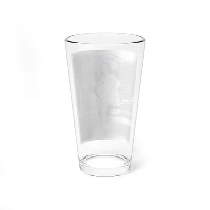 Terry Moore #703 - 8x10 1-Piece Swimsuit B&W Cheesecake Vintage Pin-Up Photo from Early 50's Autographed (Vintage Female Icon) Pint Glass 16oz - Go Mug Yourself