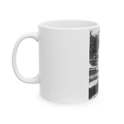 Terry Moore #703 - 8x10 1-Piece Swimsuit B&W Cheesecake Vintage Pin-Up Photo from Early 50's Autographed (Vintage Female Icon) White Coffee Mug - Go Mug Yourself