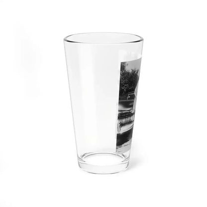 Terry Moore #703 - 8x10 1-Piece Swimsuit B&W Cheesecake Vintage Pin-Up Photo from Early 50's (Vintage Female Icon) Pint Glass 16oz - Go Mug Yourself