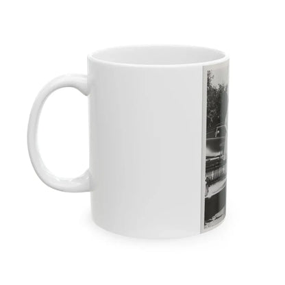 Terry Moore #703 - 8x10 1-Piece Swimsuit B&W Cheesecake Vintage Pin-Up Photo from Early 50's1 (Vintage Female Icon) White Coffee Mug - Go Mug Yourself