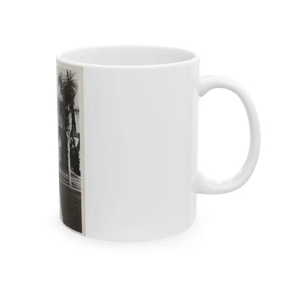 Terry Moore #703 - 8x10 1-Piece Swimsuit B&W Cheesecake Vintage Pin-Up Photo from Early 50's1 (Vintage Female Icon) White Coffee Mug-Go Mug Yourself