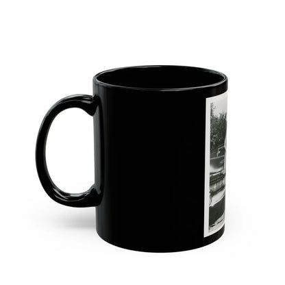 Terry Moore #703 - 8x10 1-Piece Swimsuit B&W Cheesecake Vintage Pin-Up Photo (Vintage Female Icon) Black Coffee Mug-Go Mug Yourself