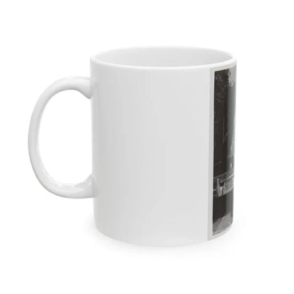 Terry Moore #704 - 8x10 1-Piece Swimsuit B&W Cheesecake Vintage Pin-Up Photo from Early 50's (Vintage Female Icon) White Coffee Mug - Go Mug Yourself