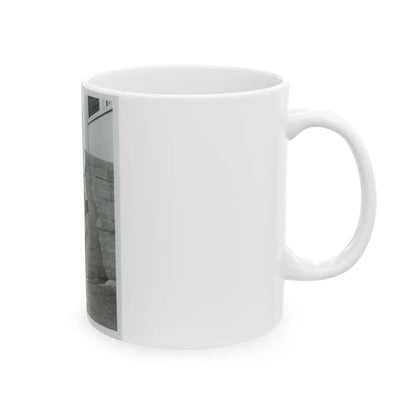 Terry Moore #706 - 8x10 1-Piece Swimsuit B&W Cheesecake Vintage Pin-Up Photo (Vintage Female Icon) White Coffee Mug-Go Mug Yourself