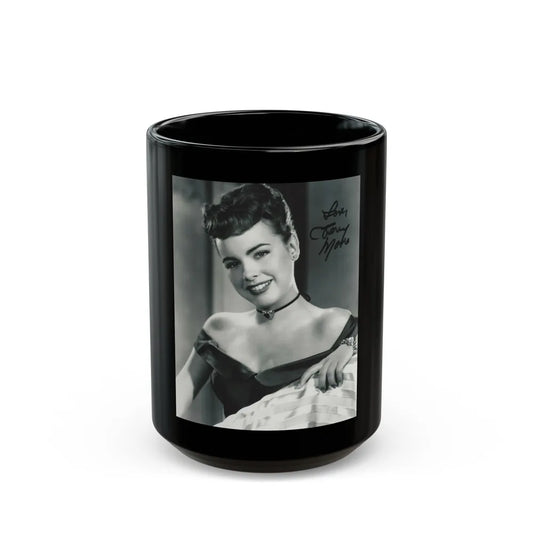 Terry Moore #708 (Vintage Female Icon) Black Coffee Mug-15oz-Go Mug Yourself