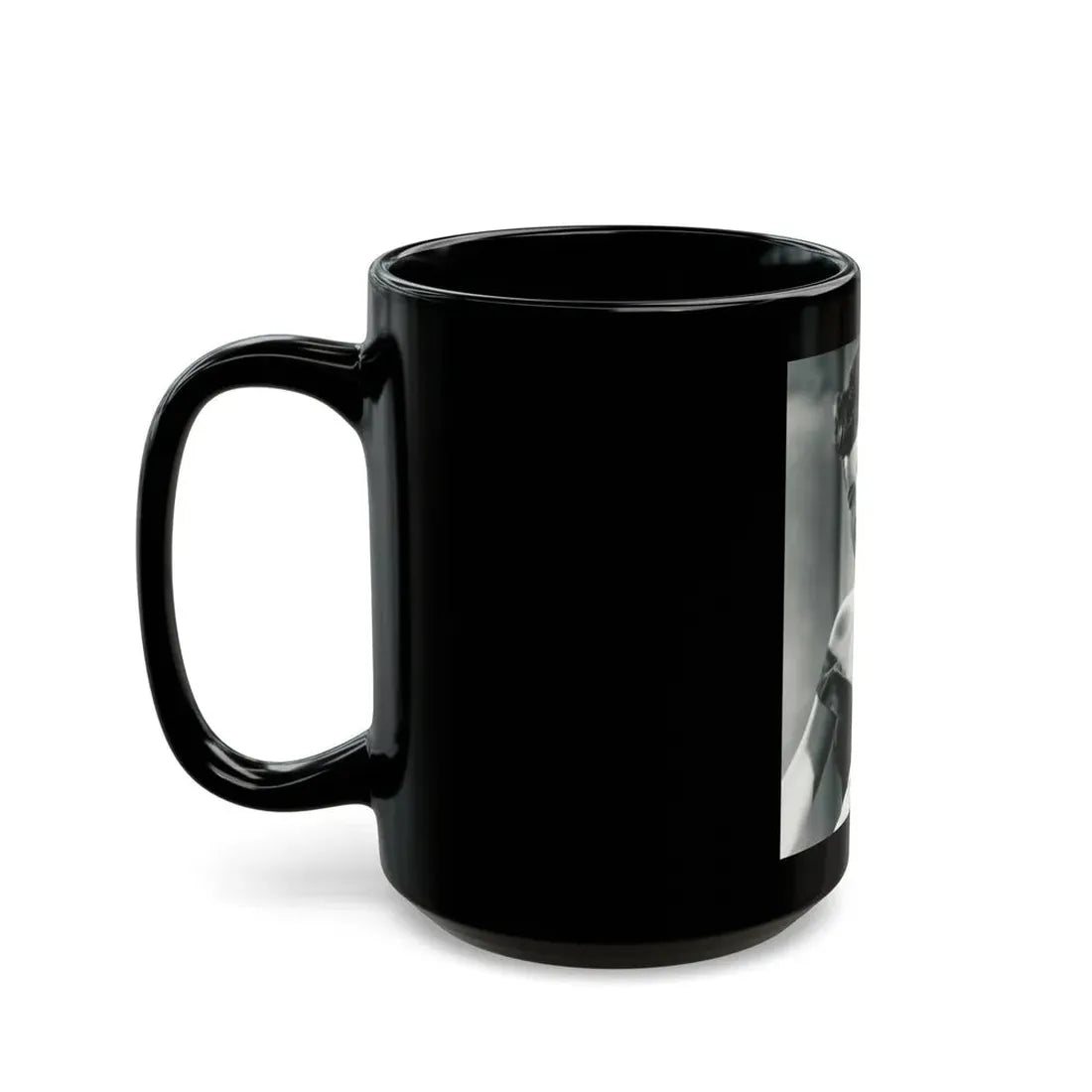Terry Moore #708 (Vintage Female Icon) Black Coffee Mug - Go Mug Yourself