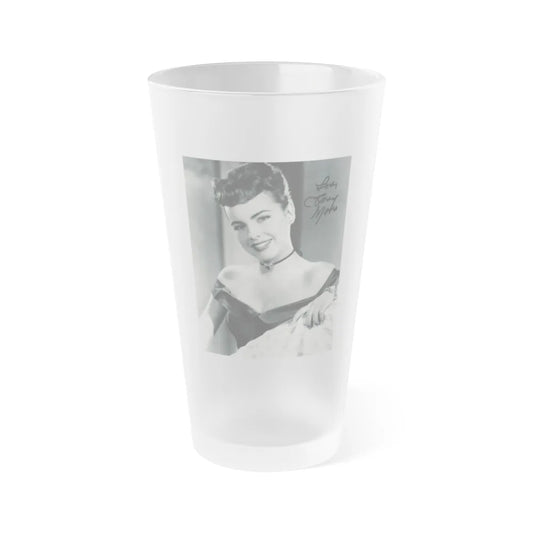 Terry Moore #708 (Vintage Female Icon) Frosted Pint Glass 16oz-16oz-Frosted-Go Mug Yourself