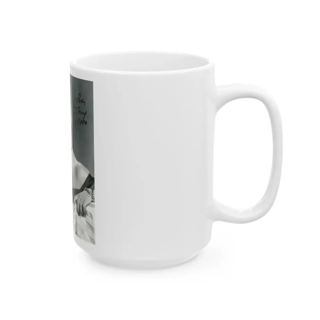 Terry Moore #708 (Vintage Female Icon) White Coffee Mug - Go Mug Yourself