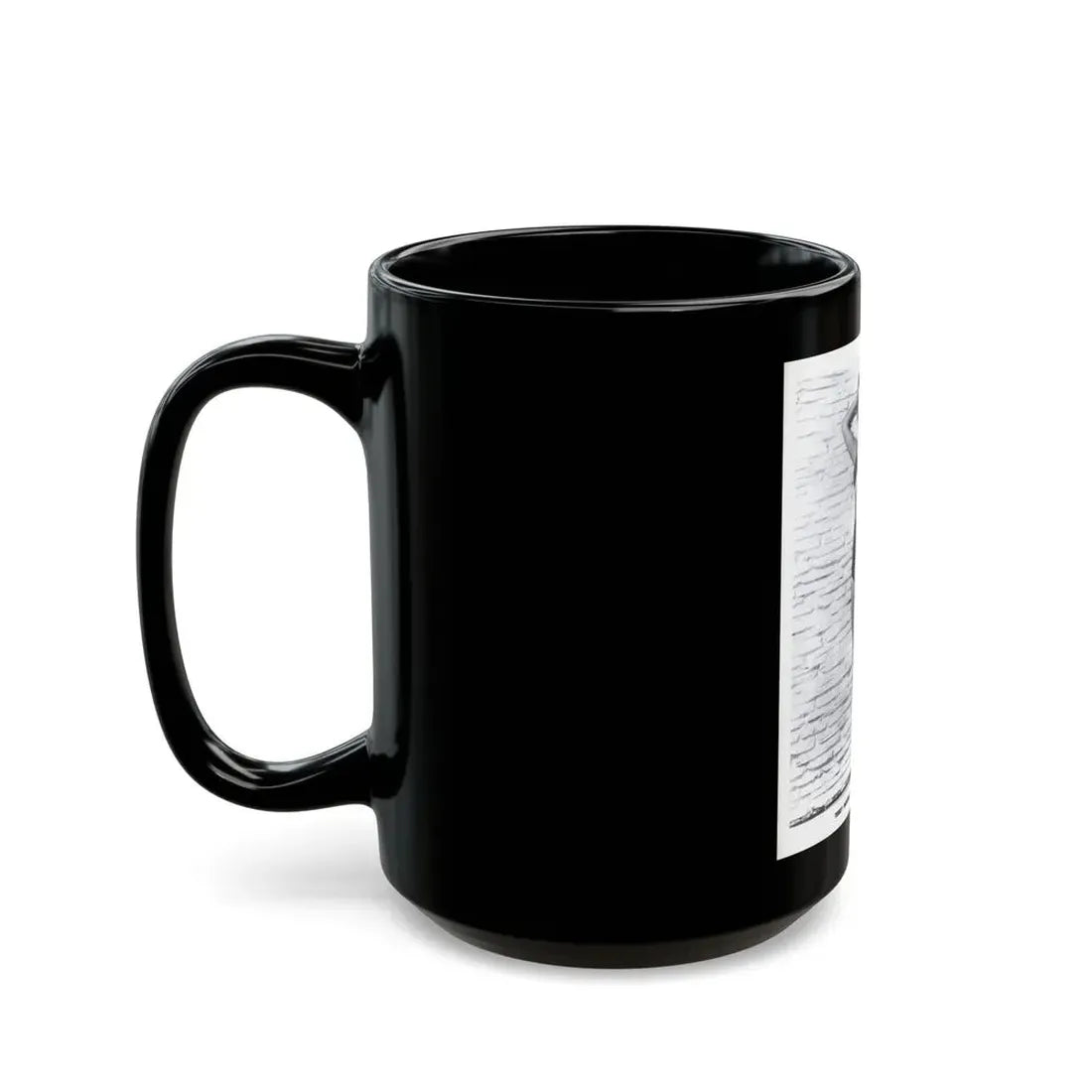 Terry Moore #709 - 8x10 1953 2-Piece B&W Full Body Swimsuit Cheesecake Photo from 20th Century Fox Photo Shoot1 (Vintage Female Icon) Black Coffee Mug - Go Mug Yourself