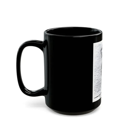 Terry Moore #709 - 8x10 1953 2-Piece B&W Full Body Swimsuit Cheesecake Photo from 20th Century Fox Photo Shoot1 (Vintage Female Icon) Black Coffee Mug - Go Mug Yourself