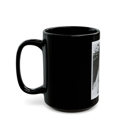Terry Moore #712 - Vintage 1953 1-Piece B&W Full Body Swimsuit Cheesecake Photo as 8x10 (Vintage Female Icon) Black Coffee Mug-Go Mug Yourself
