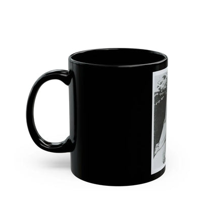 Terry Moore #712 - Vintage 1953 1-Piece B&W Full Body Swimsuit Cheesecake Photo as 8x10 (Vintage Female Icon) Black Coffee Mug-Go Mug Yourself
