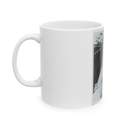 Terry Moore #712 - Vintage 1953 1-Piece B&W Full Body Swimsuit Cheesecake Photo as 8x10 (Vintage Female Icon) White Coffee Mug-Go Mug Yourself