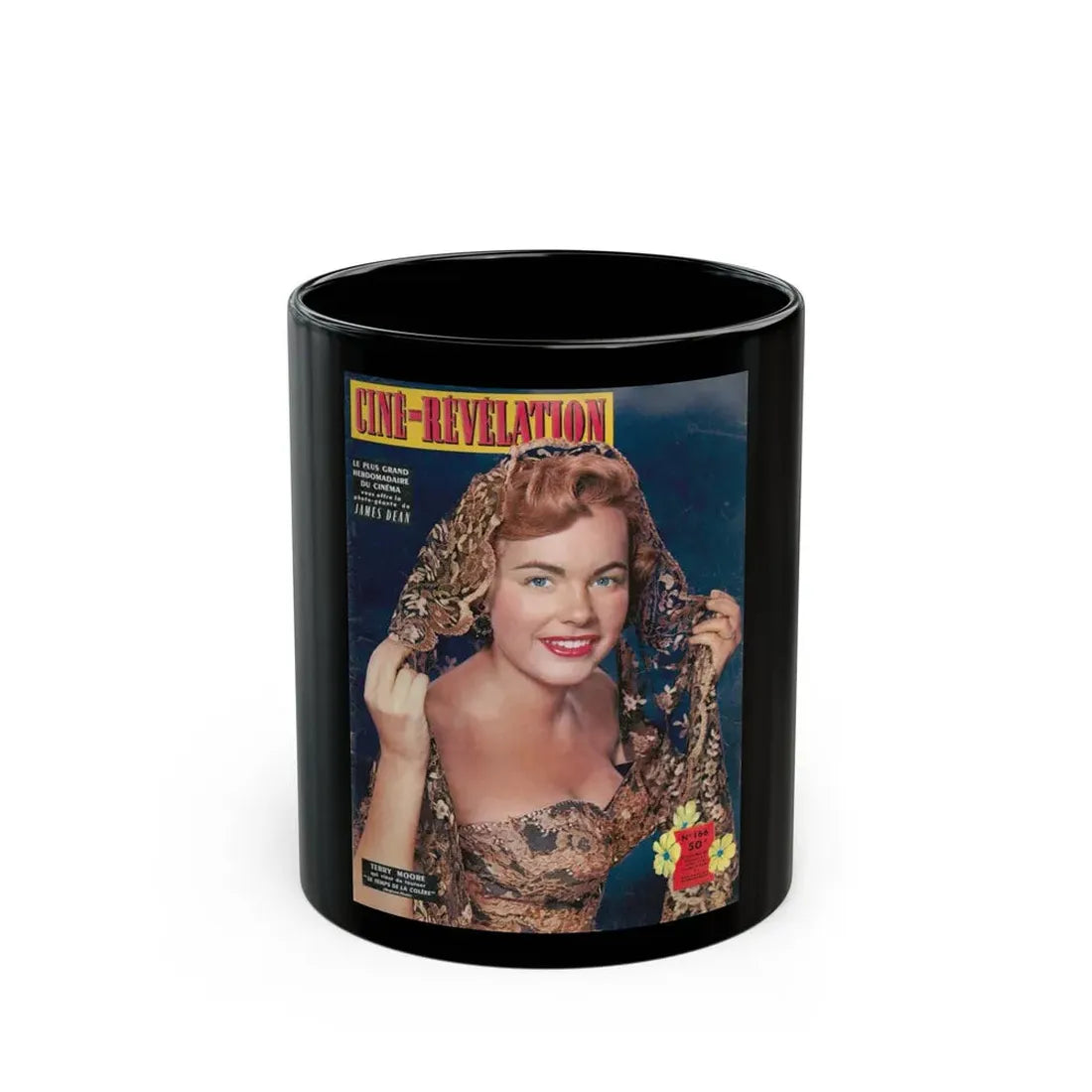Terry Moore #713 - Mag. Cover (Vintage Female Icon) Black Coffee Mug 11oz - Go Mug Yourself